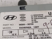 2011-2012 Hyundai Sonata Radio AM FM Cd Player Receiver Replacement P/N:96560-3Q706 Fits Fits 2011 2012 OEM Used Auto Parts 