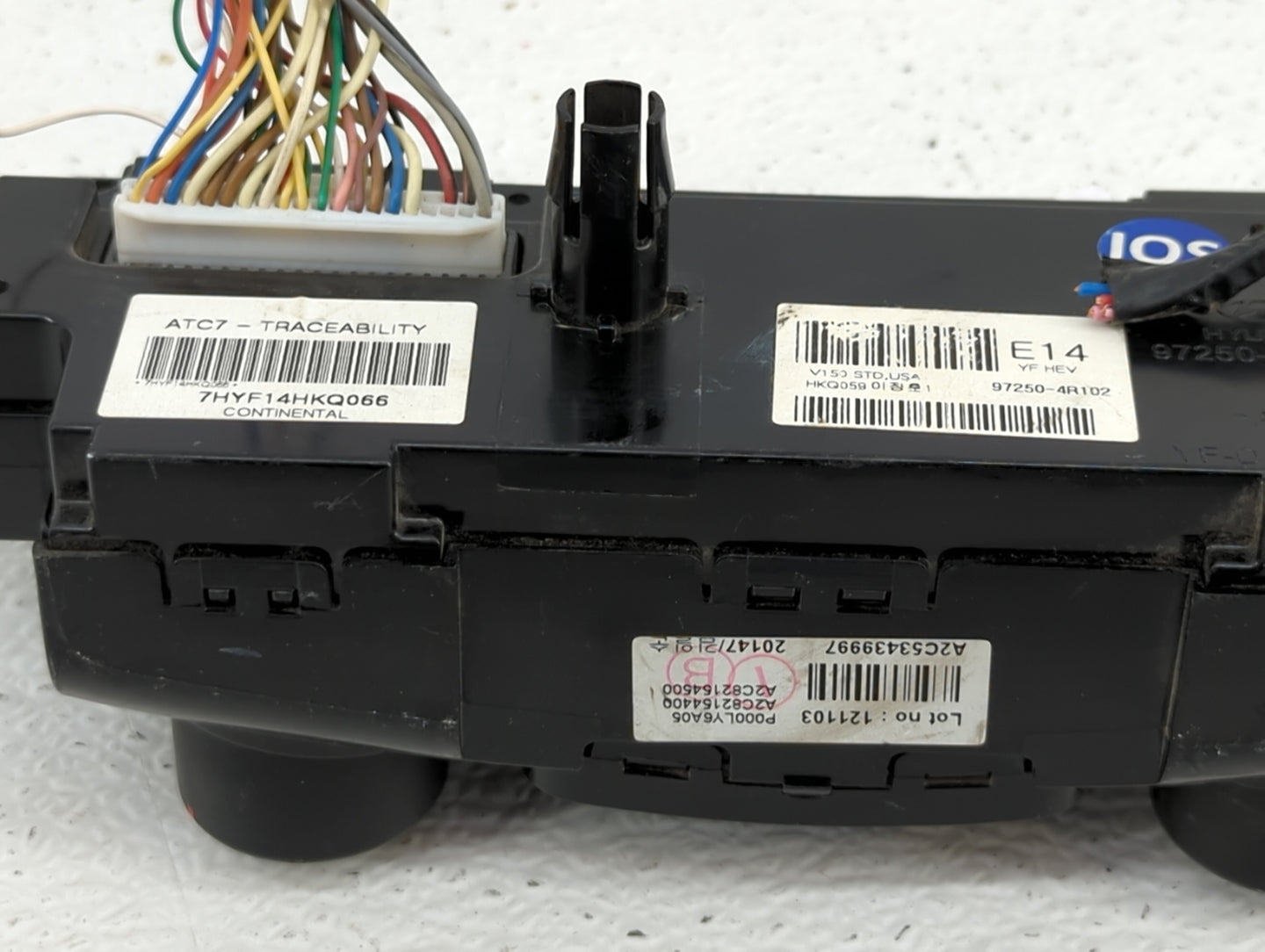 2011-2013 Hyundai Sonata Climate Control Module Temperature AC/Heater Replacement P/N:97250-4RDB4 94510-3Q000 Fits OEM Used 