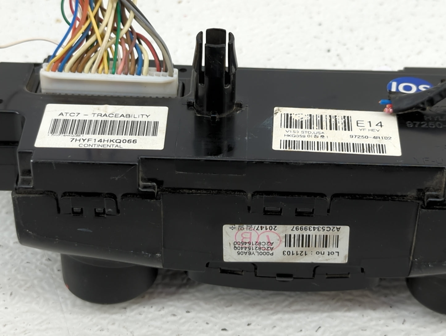 2011-2013 Hyundai Sonata Climate Control Module Temperature AC/Heater Replacement P/N:97250-4RDB4 94510-3Q000 Fits OEM Used 