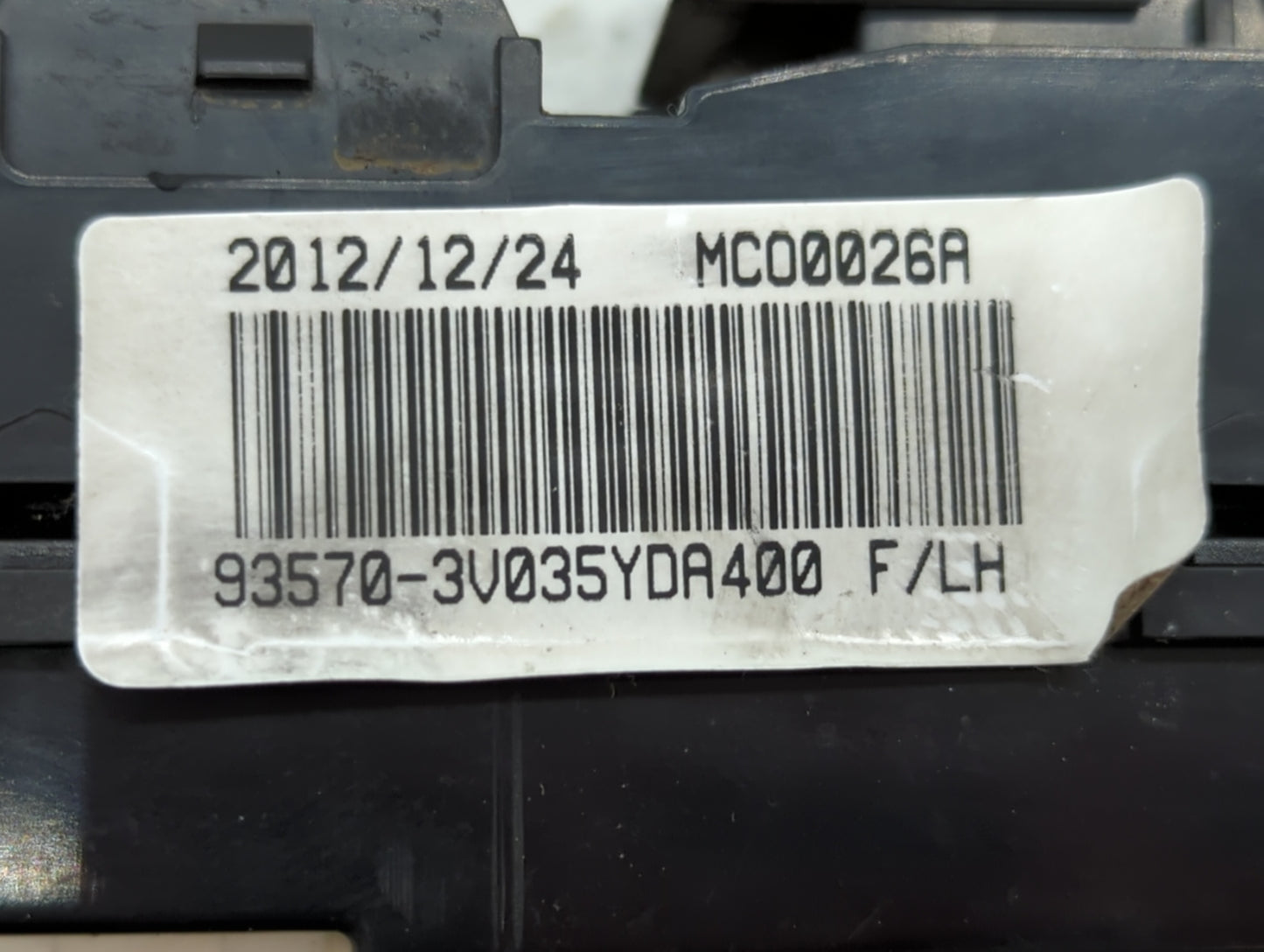 2011-2015 Hyundai Sonata Master Power Window Switch Replacement Driver Side Left Fits Fits 2011 2012 2013 2014 2015 OEM Used