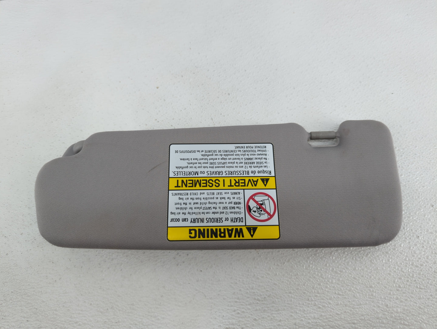 2011-2014 Hyundai Sonata Sun Visor Shade Replacement Passenger Right Mirror Fits Fits 2011 2012 2013 2014 OEM Used Auto Part