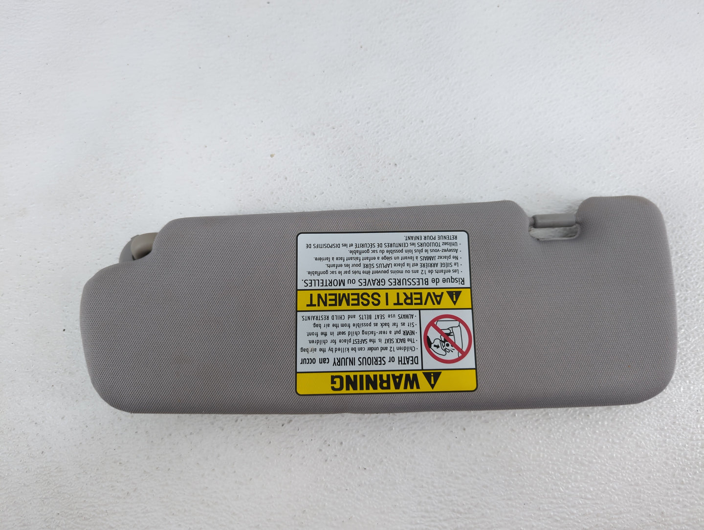 2011-2014 Hyundai Sonata Sun Visor Shade Replacement Passenger Right Mirror Fits Fits 2011 2012 2013 2014 OEM Used Auto Part