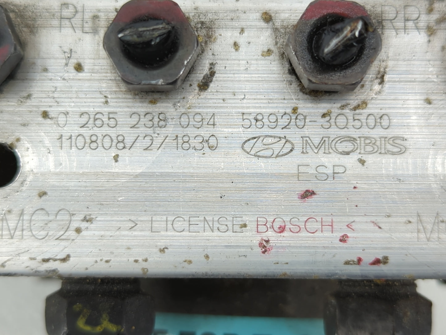 2011-2013 Hyundai Sonata ABS Pump Control Module Replacement P/N:58920-3Q400 58920-3Q500 Fits Fits 2011 2012 2013 OEM Used A