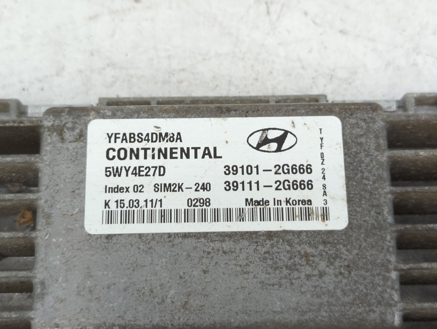 2011-2014 Hyundai Sonata PCM Engine Control Computer ECU ECM PCU OEM P/N:39111-2G669 39101-2G667 Fits Fits 2011 2012 2013 20