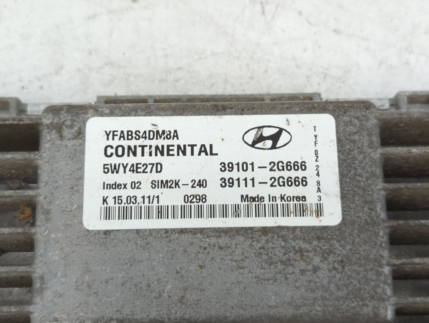2011-2014 Hyundai Sonata PCM Engine Control Computer ECU ECM PCU OEM P/N:39111-2G669 39101-2G667 Fits Fits 2011 2012 2013 20