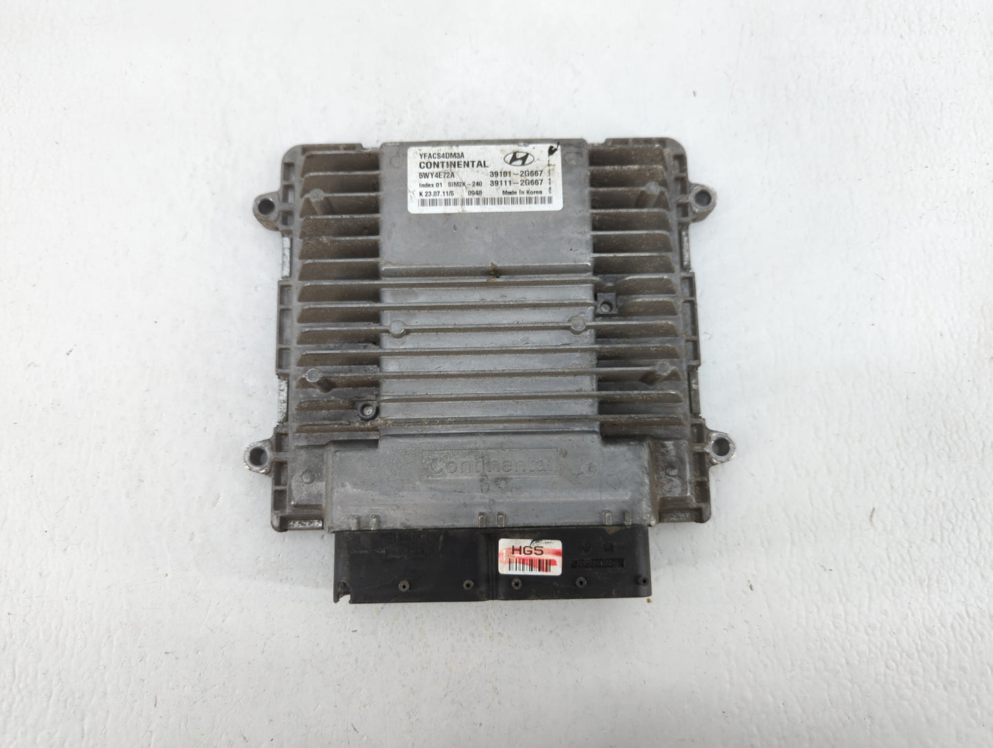 2011-2014 Hyundai Sonata PCM Engine Control Computer ECU ECM PCU OEM P/N:39111-2G667 39101-2G667 Fits Fits 2011 2012 2013 20