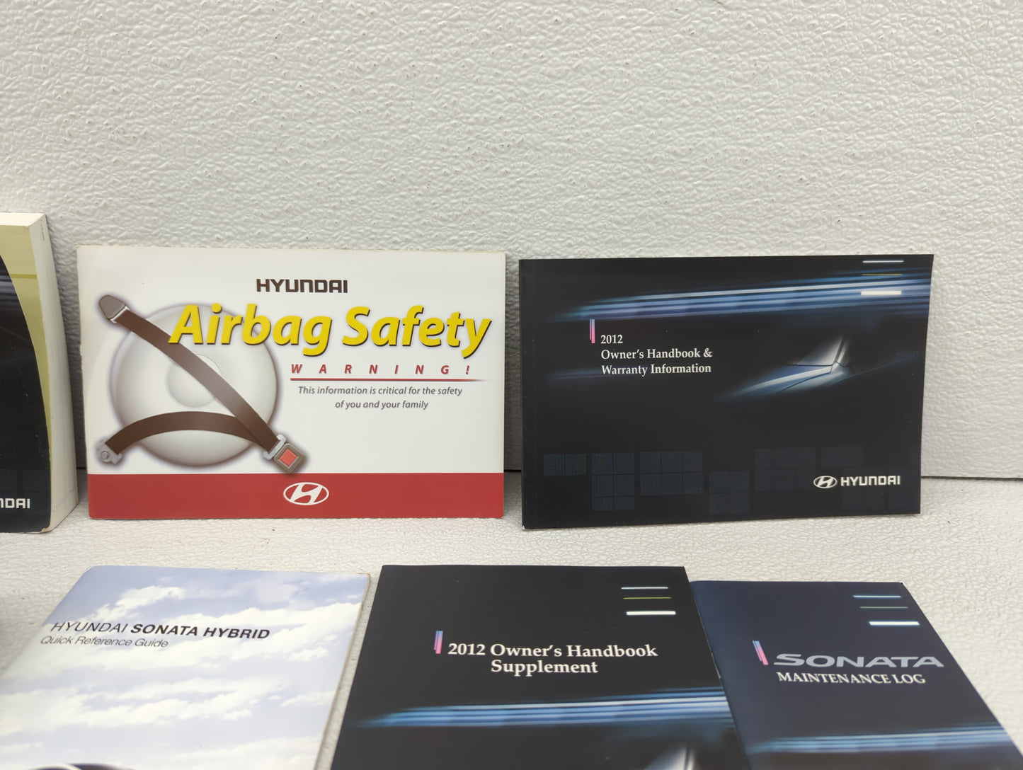 2012 Hyundai Sonata Owners Manual Book Guide OEM Used Auto Parts - Oemusedautoparts1.com
