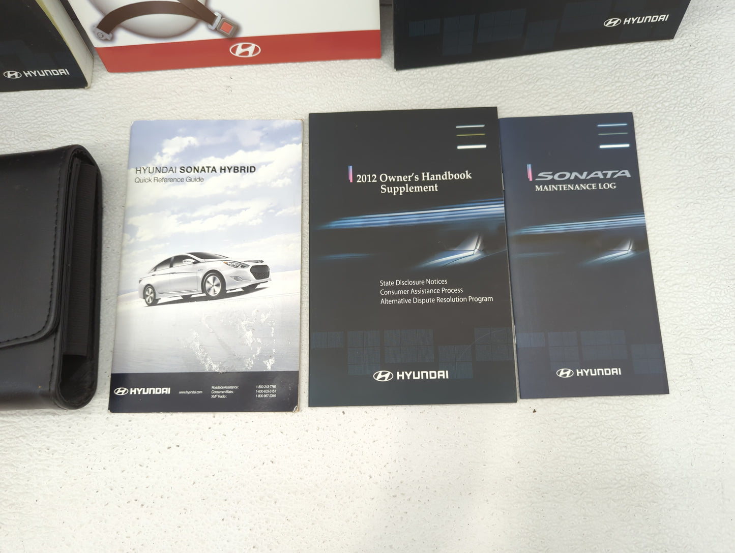 2012 Hyundai Sonata Owners Manual Book Guide OEM Used Auto Parts - Oemusedautoparts1.com