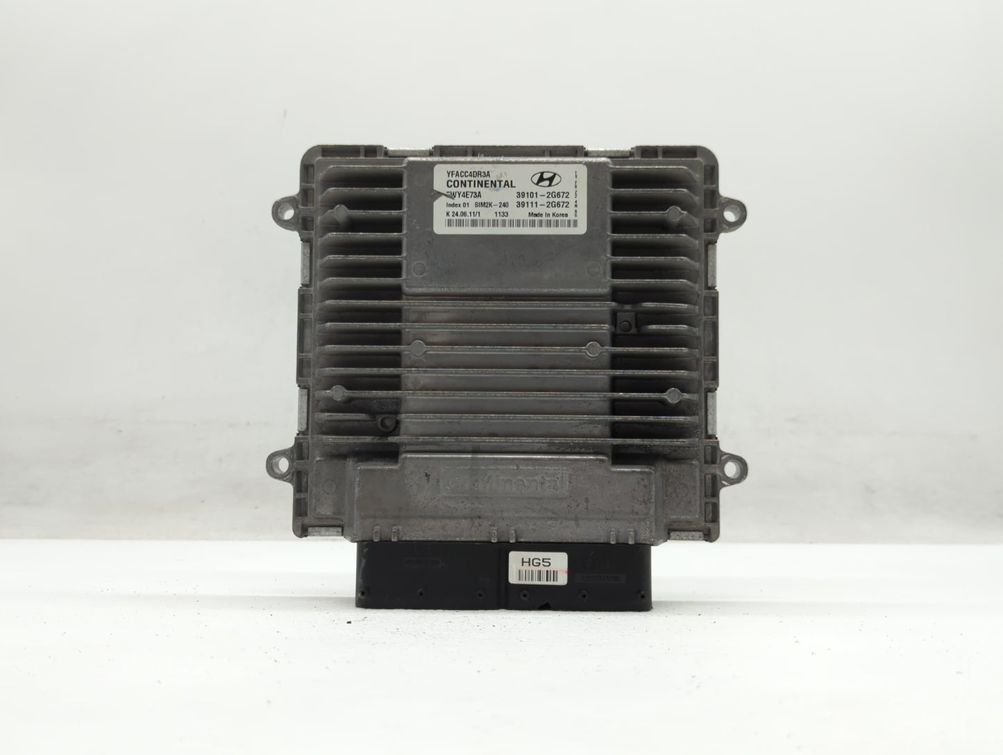 2011-2014 Hyundai Sonata PCM Engine Control Computer ECU ECM PCU OEM P/N:39111-2G663 39101-2G663 Fits Fits 2011 2012 2013 20
