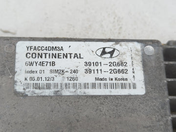 2011-2014 Hyundai Sonata PCM Engine Control Computer ECU ECM PCU OEM P/N:39111-2G662 39101-2G662 Fits Fits 2011 2012 2013 2014 OEM Used Auto Parts