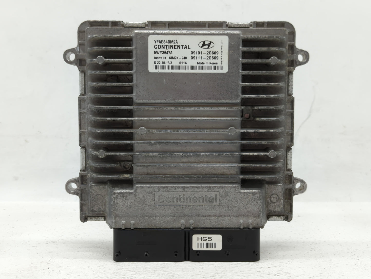 2011-2014 Hyundai Sonata PCM Engine Control Computer ECU ECM PCU OEM P/N:39111-2G669 39101-2G669 Fits Fits 2011 2012 2013 20