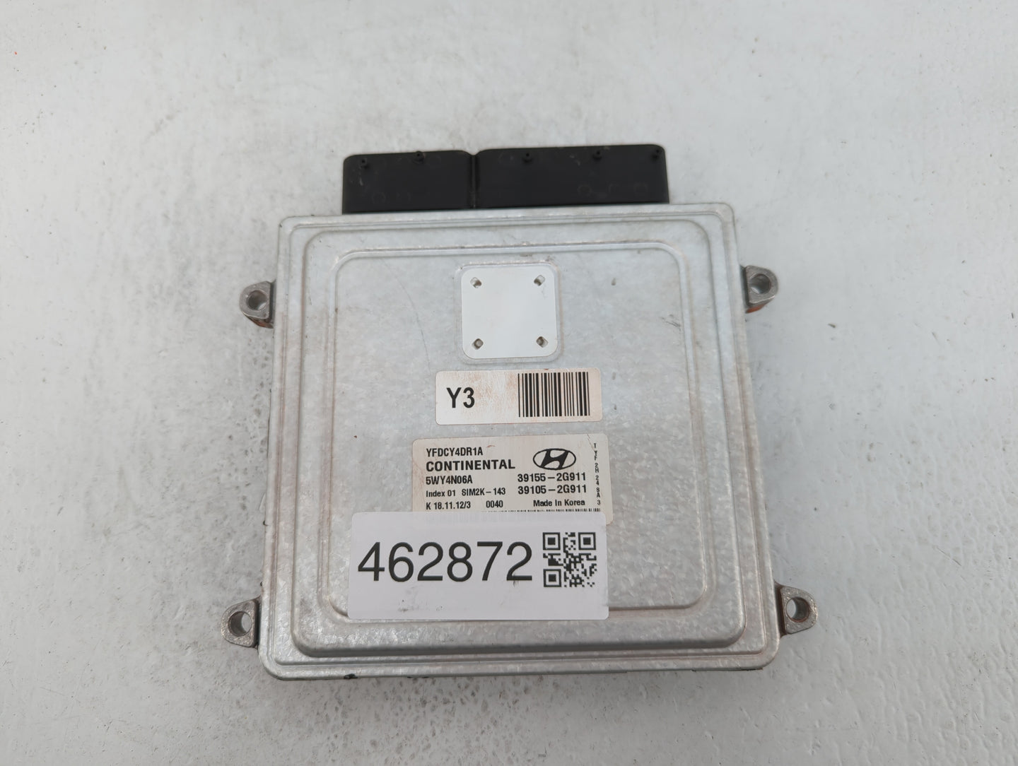 2011-2015 Hyundai Sonata PCM Engine Control Computer ECU ECM PCU OEM P/N:39155-2G911 39105-2G913 Fits OEM Used Auto Parts - 