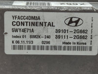 2011-2014 Hyundai Sonata PCM Engine Control Computer ECU ECM PCU OEM P/N:39111-2G662 39101-2G662 Fits Fits 2011 2012 2013 20
