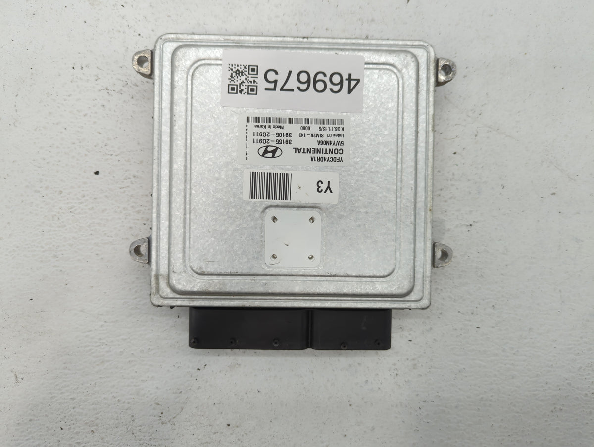 2011-2015 Hyundai Sonata PCM Engine Control Computer ECU ECM PCU OEM P/N:39105-2G911 39155-2G911 Fits 2011 2012 2013 2014 20