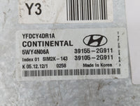 2011-2015 Hyundai Sonata PCM Engine Control Computer ECU ECM PCU OEM P/N:39155-2G910 39105-2G910 Fits OEM Used Auto Parts - 
