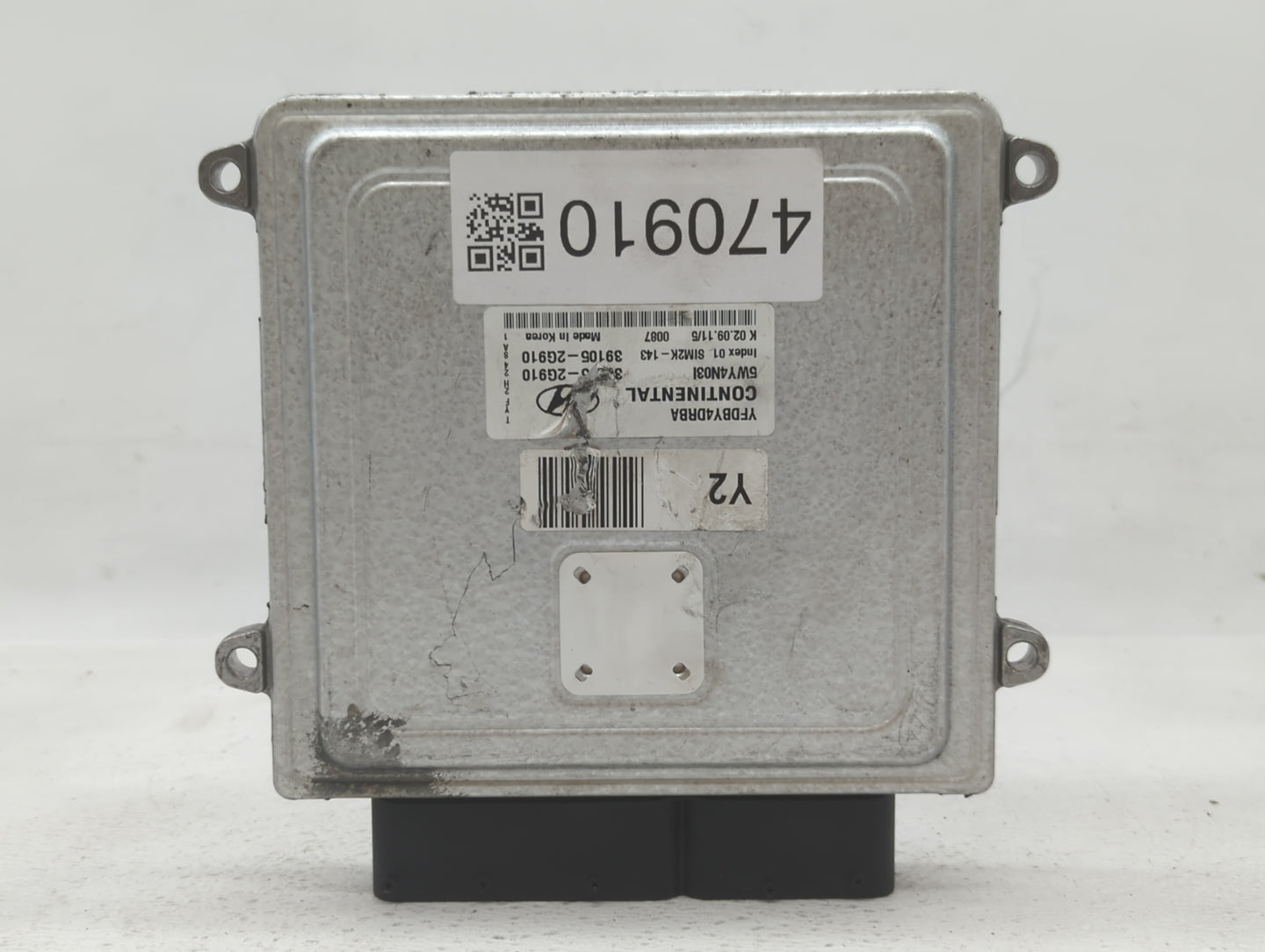 2011-2015 Hyundai Sonata PCM Engine Control Computer ECU ECM PCU OEM P/N:39155-2G910 39105-2G910 Fits OEM Used Auto Parts - 