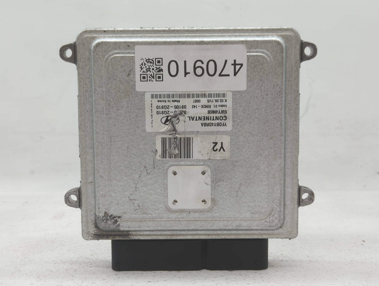 2011-2015 Hyundai Sonata PCM Engine Control Computer ECU ECM PCU OEM P/N:39155-2G910 39105-2G910 Fits OEM Used Auto Parts - 