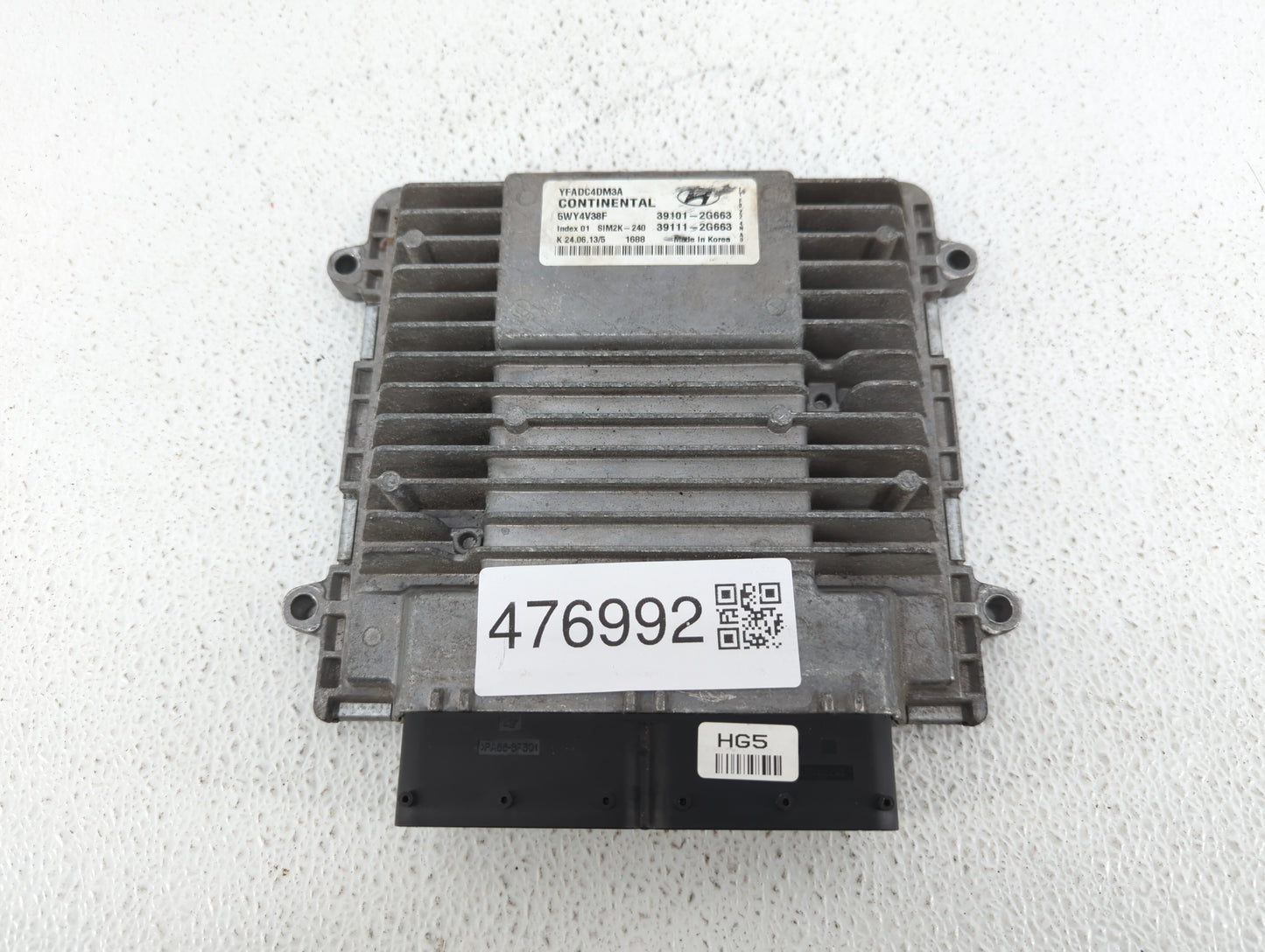 2011-2014 Hyundai Sonata PCM Engine Control Computer ECU ECM PCU OEM P/N:39111-2G663 39101-2G663 Fits Fits 2011 2012 2013 20