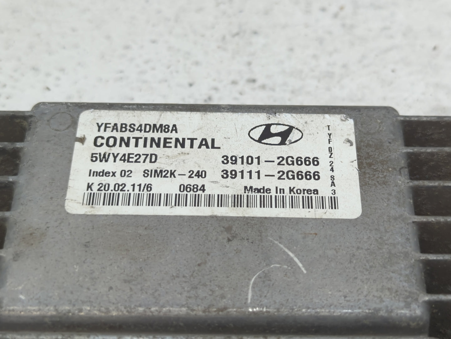 2011-2014 Hyundai Sonata PCM Engine Control Computer ECU ECM PCU OEM P/N:39101-2G667 39111-2G669 Fits Fits 2011 2012 2013 20