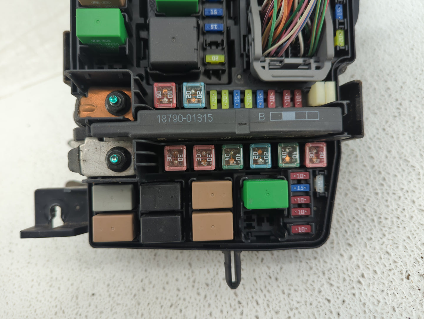 2011-2012 Hyundai Sonata Fusebox Fuse Box Panel Relay Module P/N:284B7 3RA1B 91200-4R012, 91200-4R014 Fits Fits 2011 2012 OE