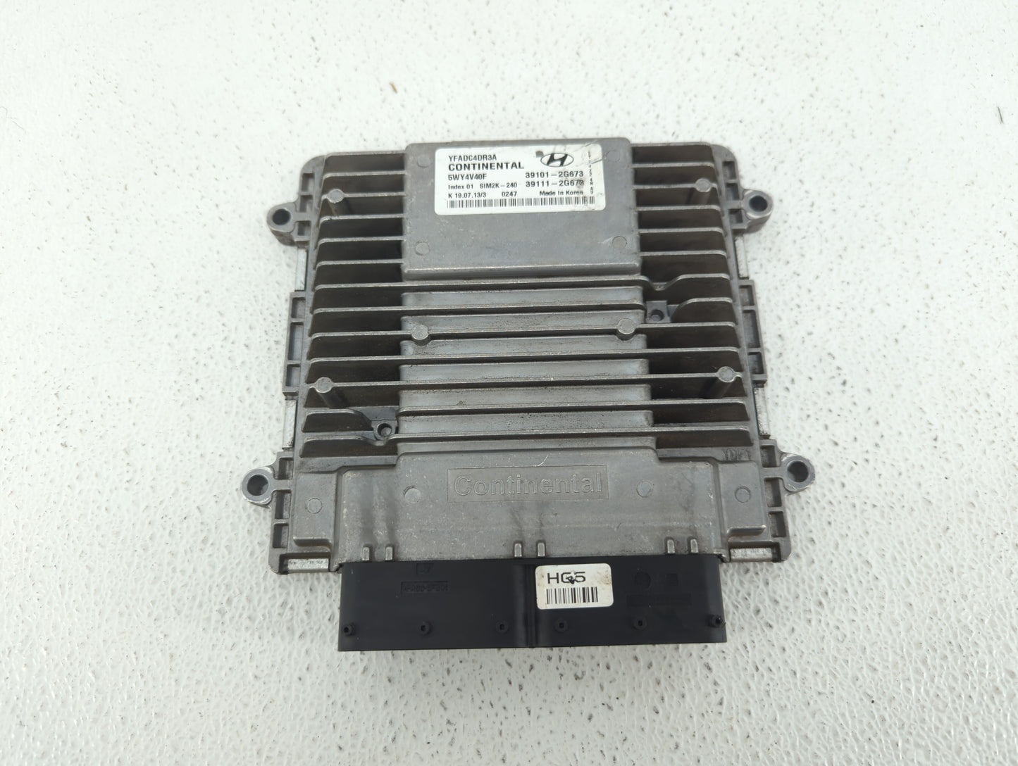 2011-2014 Hyundai Sonata PCM Engine Control Computer ECU ECM PCU OEM P/N:39111-2G673 39101-2G673 Fits Fits 2011 2012 2013 20