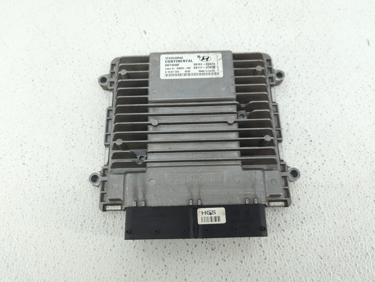 2011-2014 Hyundai Sonata PCM Engine Control Computer ECU ECM PCU OEM P/N:39111-2G673 39101-2G673 Fits 2011 2012 2013 2014 OE