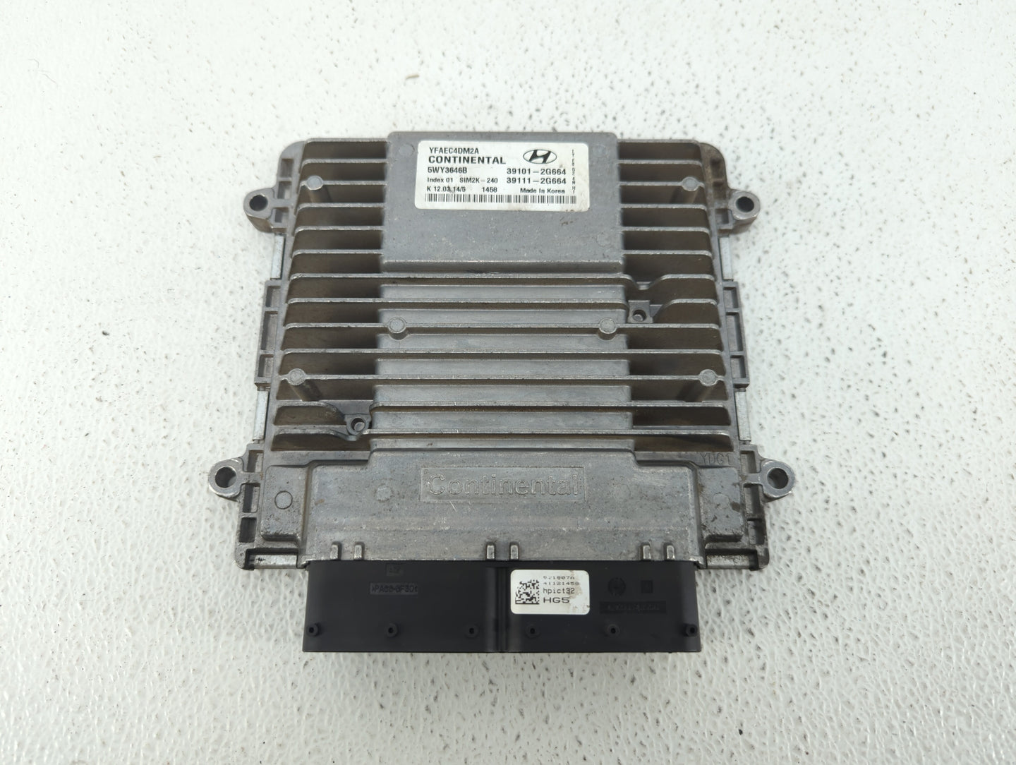 2011-2014 Hyundai Sonata PCM Engine Control Computer ECU ECM PCU OEM P/N:39111-2G664 39101-2G664 Fits Fits 2011 2012 2013 20