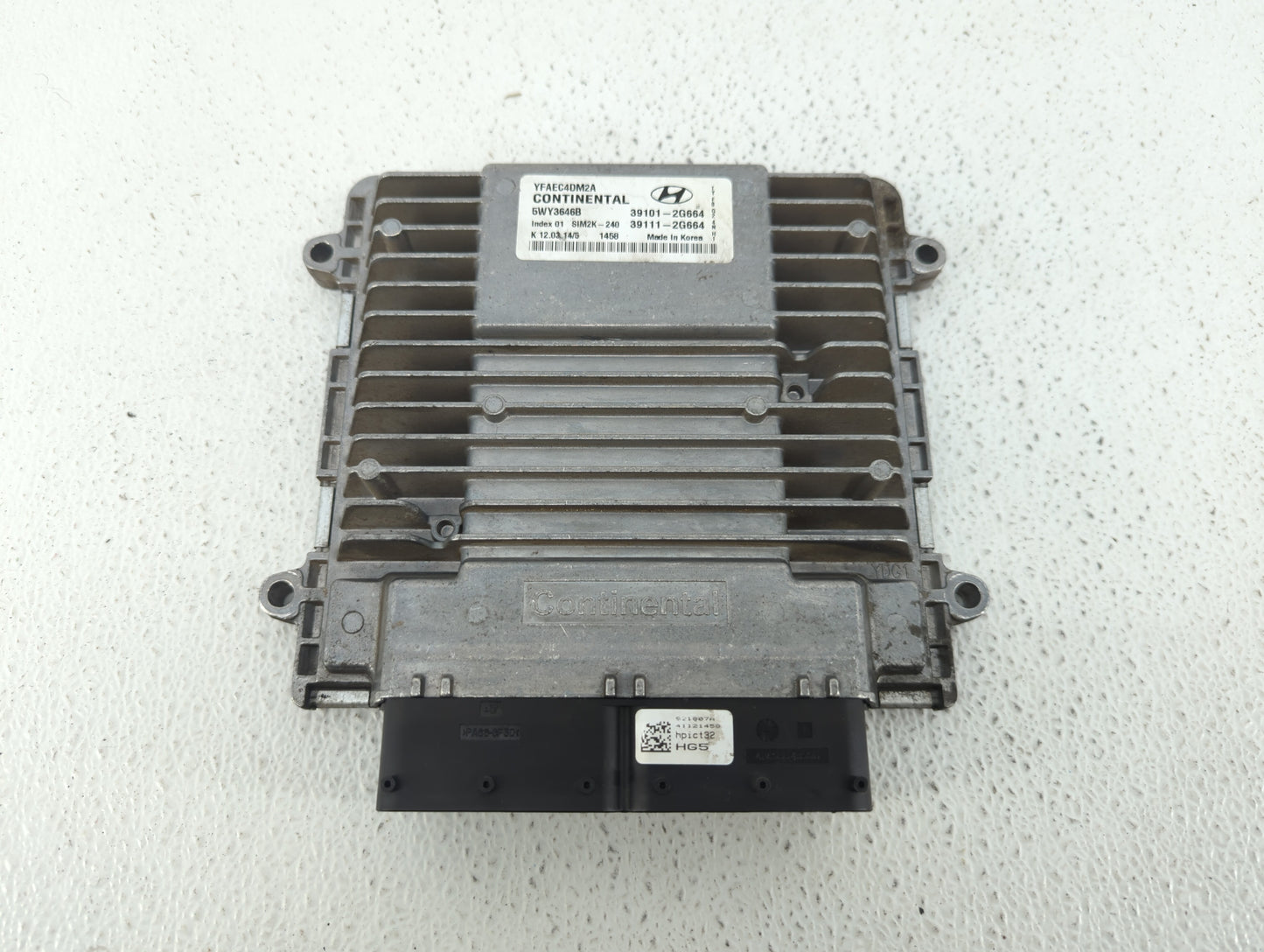 2011-2014 Hyundai Sonata PCM Engine Control Computer ECU ECM PCU OEM P/N:39111-2G664 39101-2G664 Fits Fits 2011 2012 2013 20
