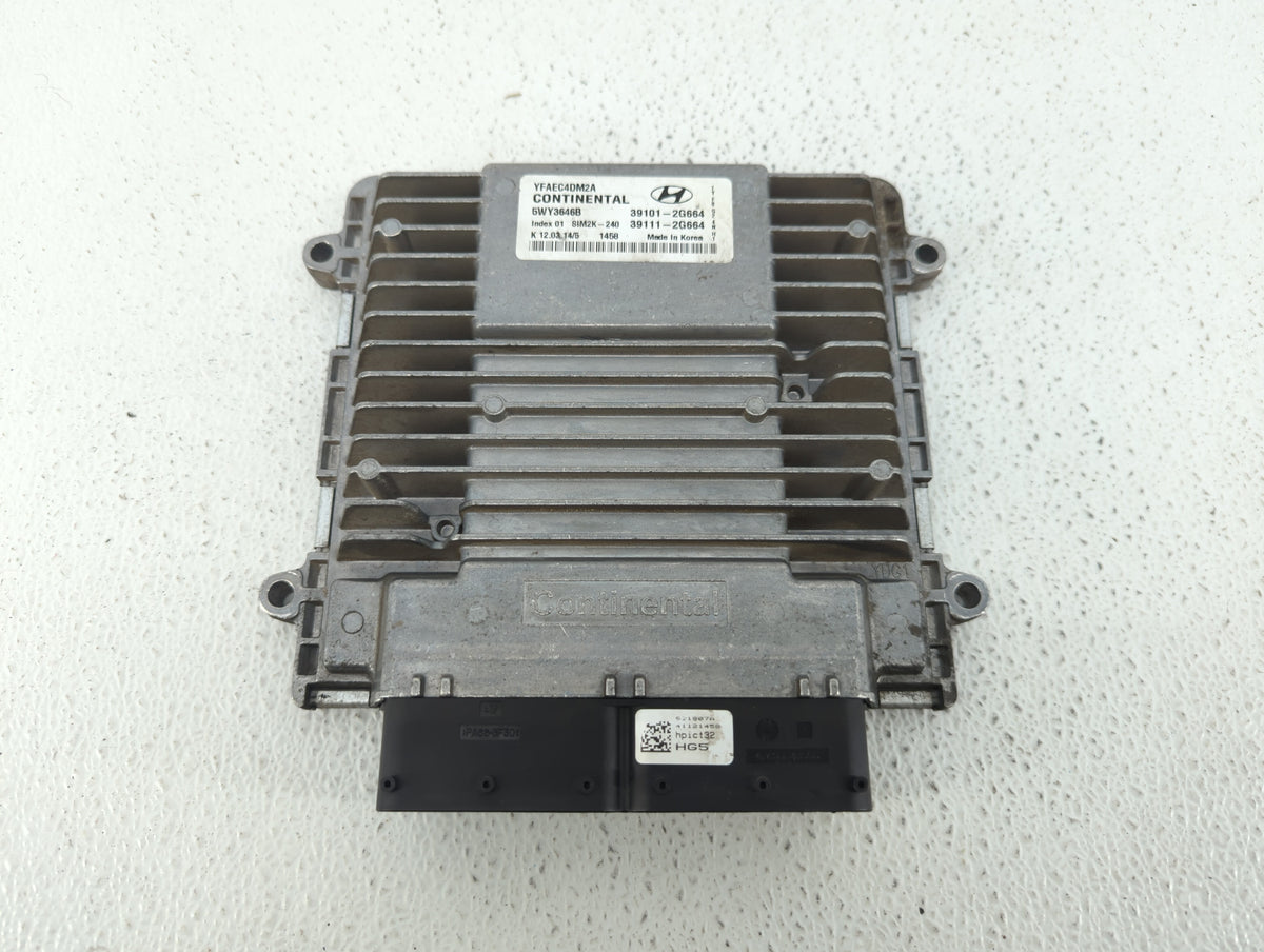 2011-2014 Hyundai Sonata PCM Engine Control Computer ECU ECM PCU OEM P/N:39111-2G664 39101-2G664 Fits 2011 2012 2013 2014 OE