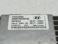 2011-2014 Hyundai Sonata PCM Engine Control Computer ECU ECM PCU OEM P/N:39101-2G667 Fits Fits 2011 2012 2013 2014 OEM Used 