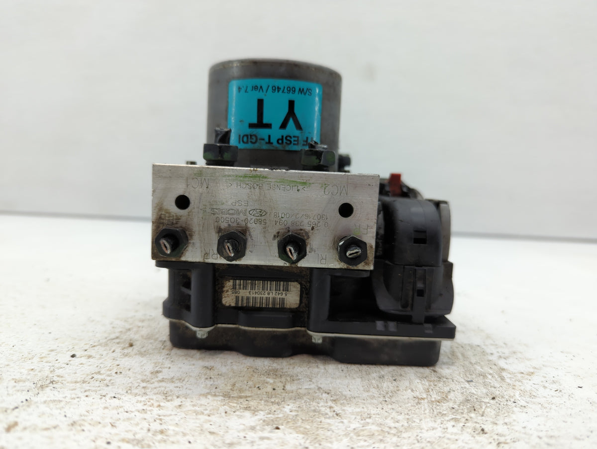2011-2013 Hyundai Sonata Anti-Lock Brake ABS Pump Module Actuator OEM P/N:58920-30500 Fits Fits 2011 2012 2013 OEM Used Auto