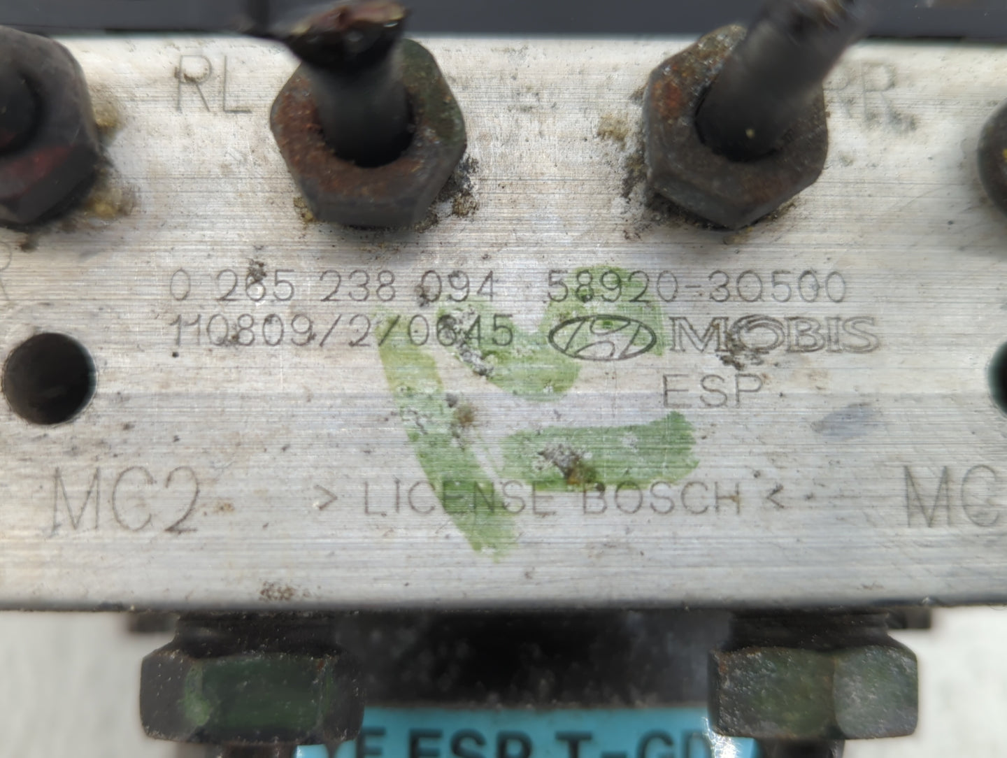 2011-2013 Hyundai Sonata ABS Pump Control Module Replacement P/N:58920-3Q400 58920-3Q500 Fits Fits 2011 2012 2013 OEM Used A