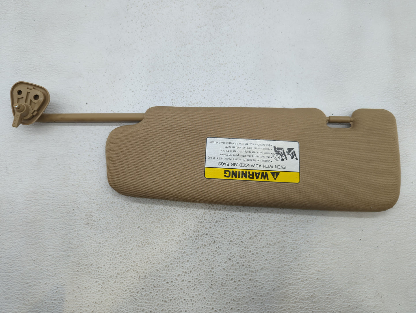 2012-2014 Hyundai Sonata Sun Visor Shade Replacement Passenger Right Mirror Fits Fits 2012 2013 2014 OEM Used Auto Parts - O