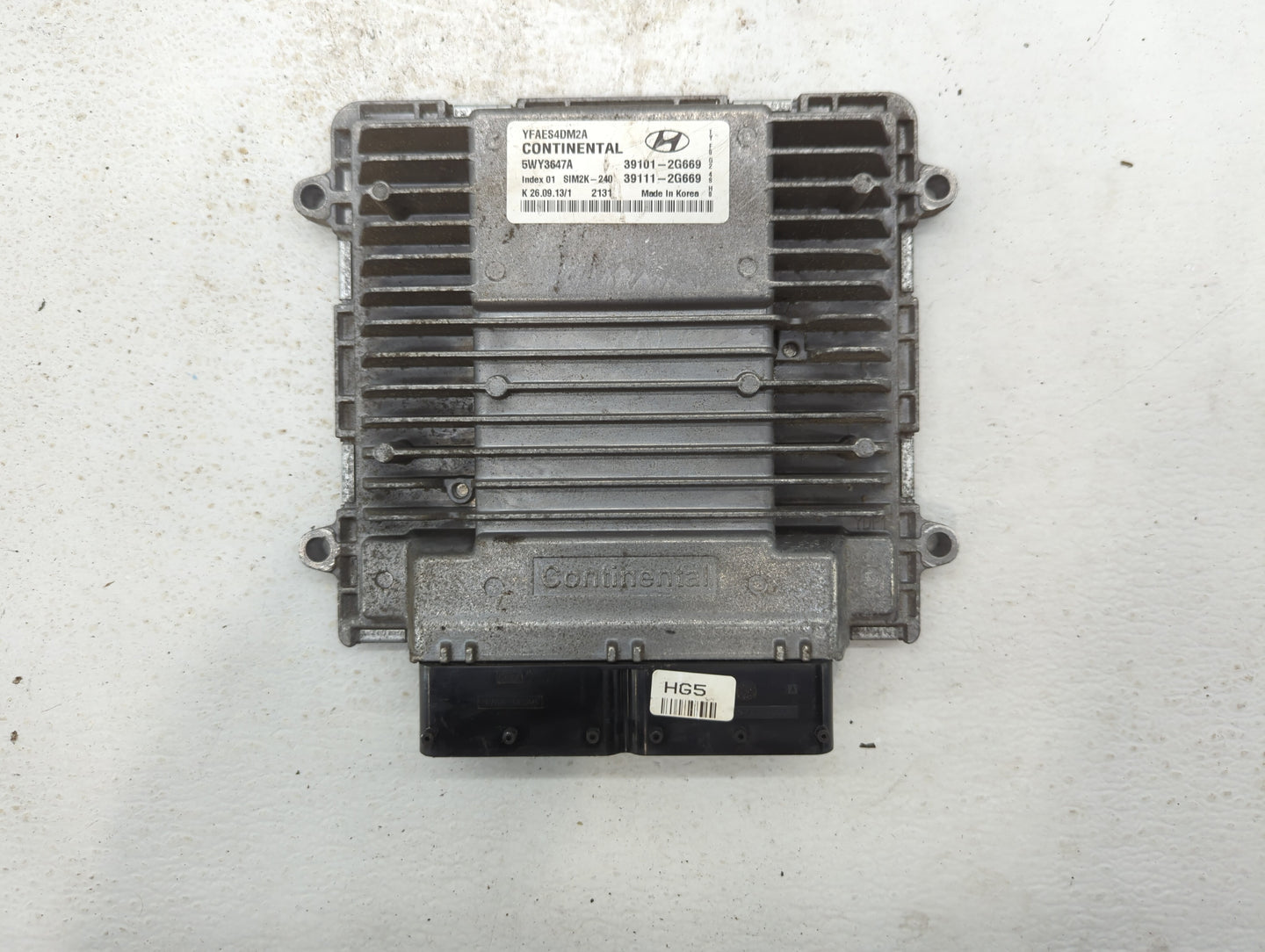 2011-2014 Hyundai Sonata PCM Engine Control Computer ECU ECM PCU OEM P/N:39111-2G669 39101-2G669 Fits Fits 2011 2012 2013 20