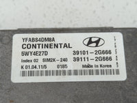2011-2014 Hyundai Sonata PCM Engine Control Computer ECU ECM PCU OEM P/N:39101-2G666 Fits Fits 2011 2012 2013 2014 OEM Used 