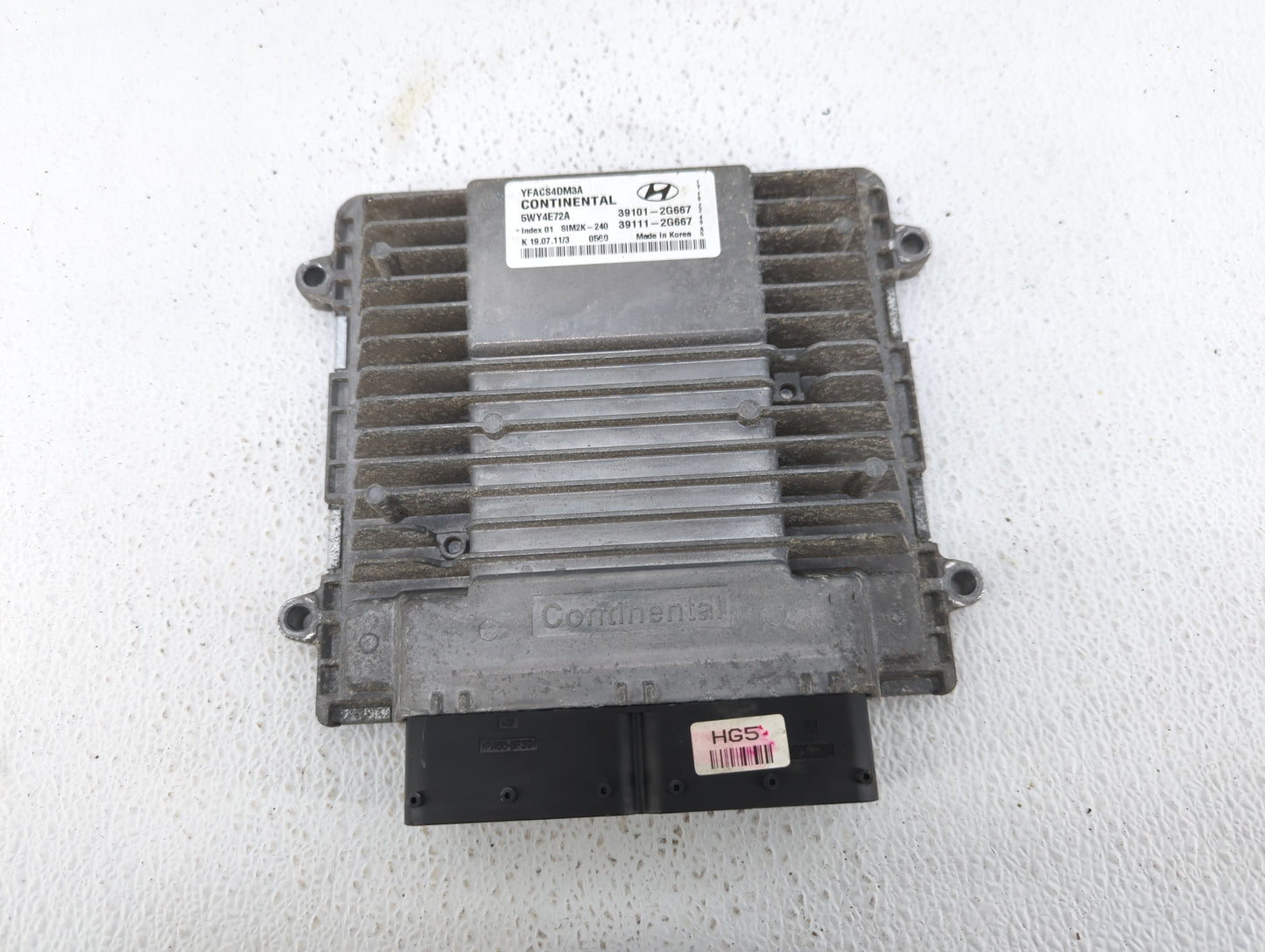 2011-2014 Hyundai Sonata PCM Engine Control Computer ECU ECM PCU OEM P/N:39111-2G667 39101-2G667 Fits Fits 2011 2012 2013 20