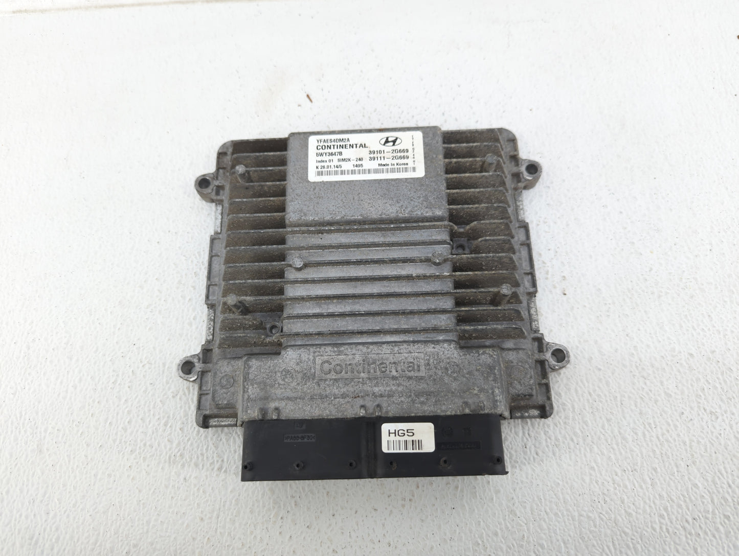 2011-2014 Hyundai Sonata PCM Engine Control Computer ECU ECM PCU OEM P/N:39111-2G669 39101-2G669 Fits Fits 2011 2012 2013 20