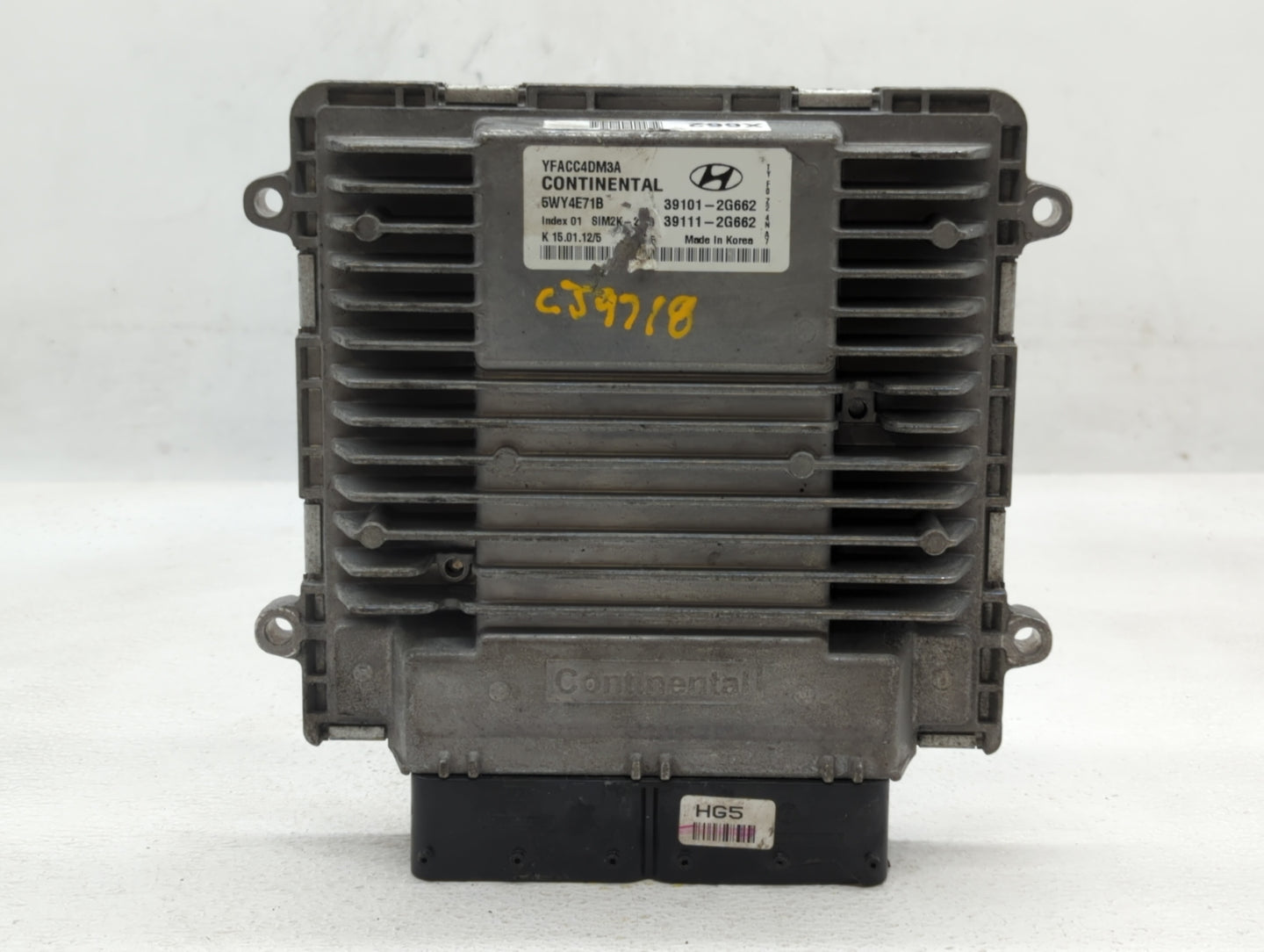 2011-2014 Hyundai Sonata PCM Engine Control Computer ECU ECM PCU OEM P/N:39111-2G662 39101-2G662 Fits Fits 2011 2012 2013 20