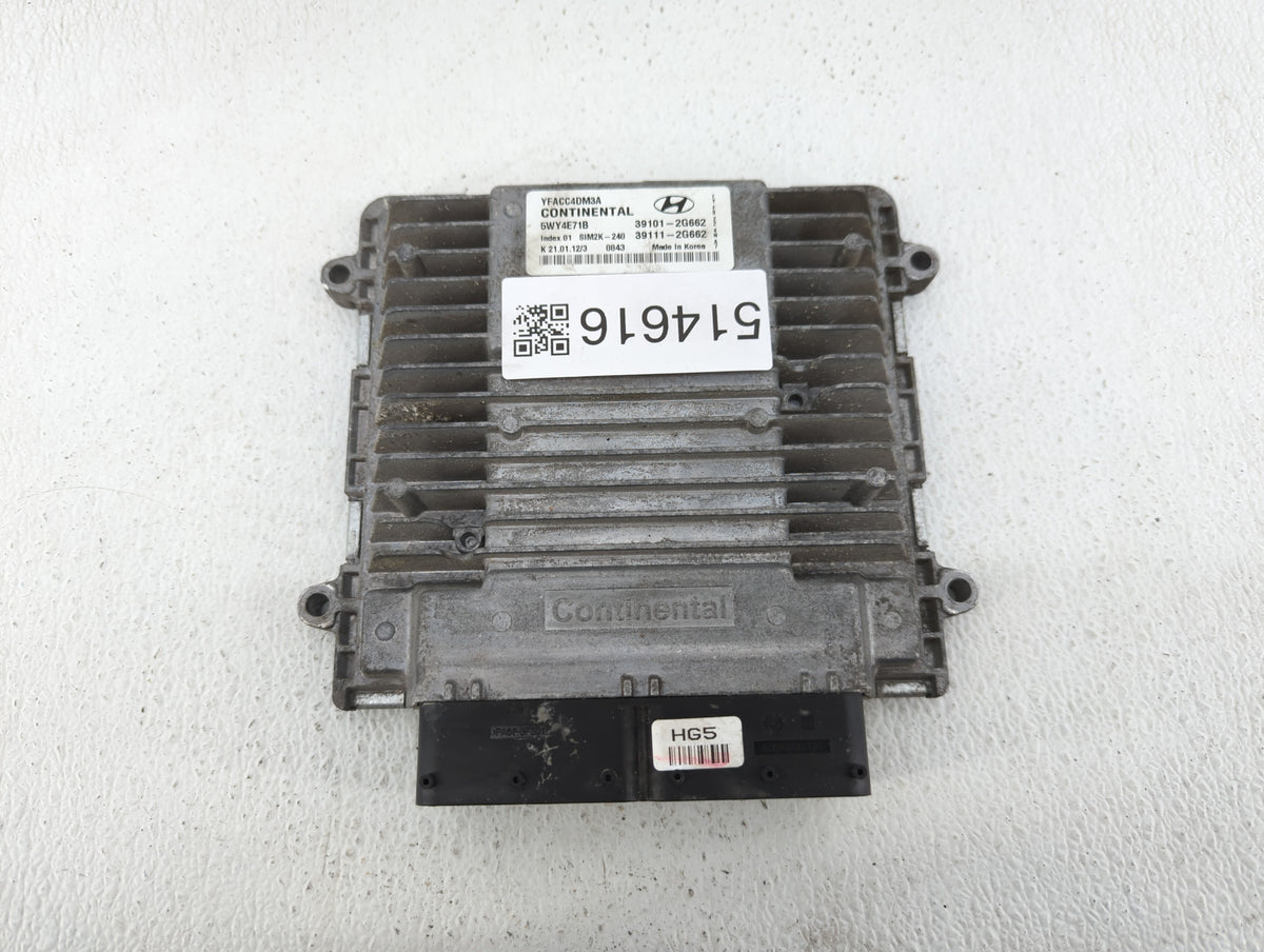 2011-2014 Hyundai Sonata PCM Engine Control Computer ECU ECM PCU OEM P/N:39111-2G662 39101-2G662 Fits 2011 2012 2013 2014 OE