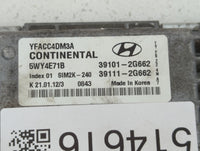 2011-2014 Hyundai Sonata PCM Engine Control Computer ECU ECM PCU OEM P/N:39111-2G662 39101-2G662 Fits Fits 2011 2012 2013 20