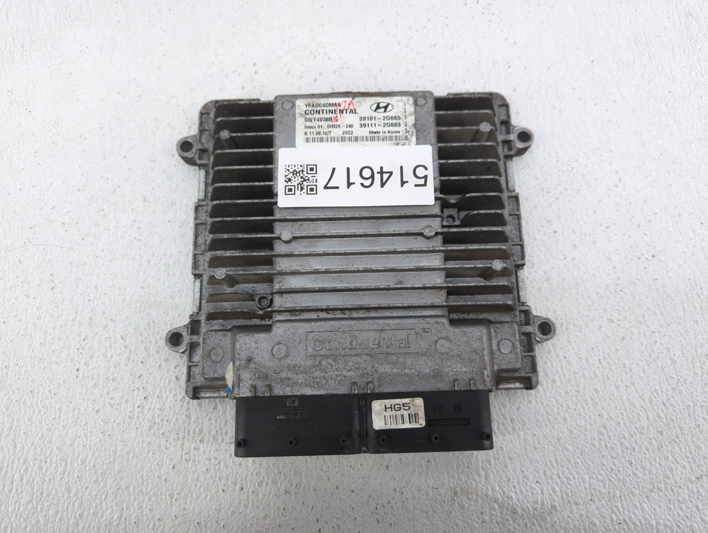 2011-2014 Hyundai Sonata PCM Engine Control Computer ECU ECM PCU OEM P/N:39111-2G663 39101-2G663 Fits Fits 2011 2012 2013 20