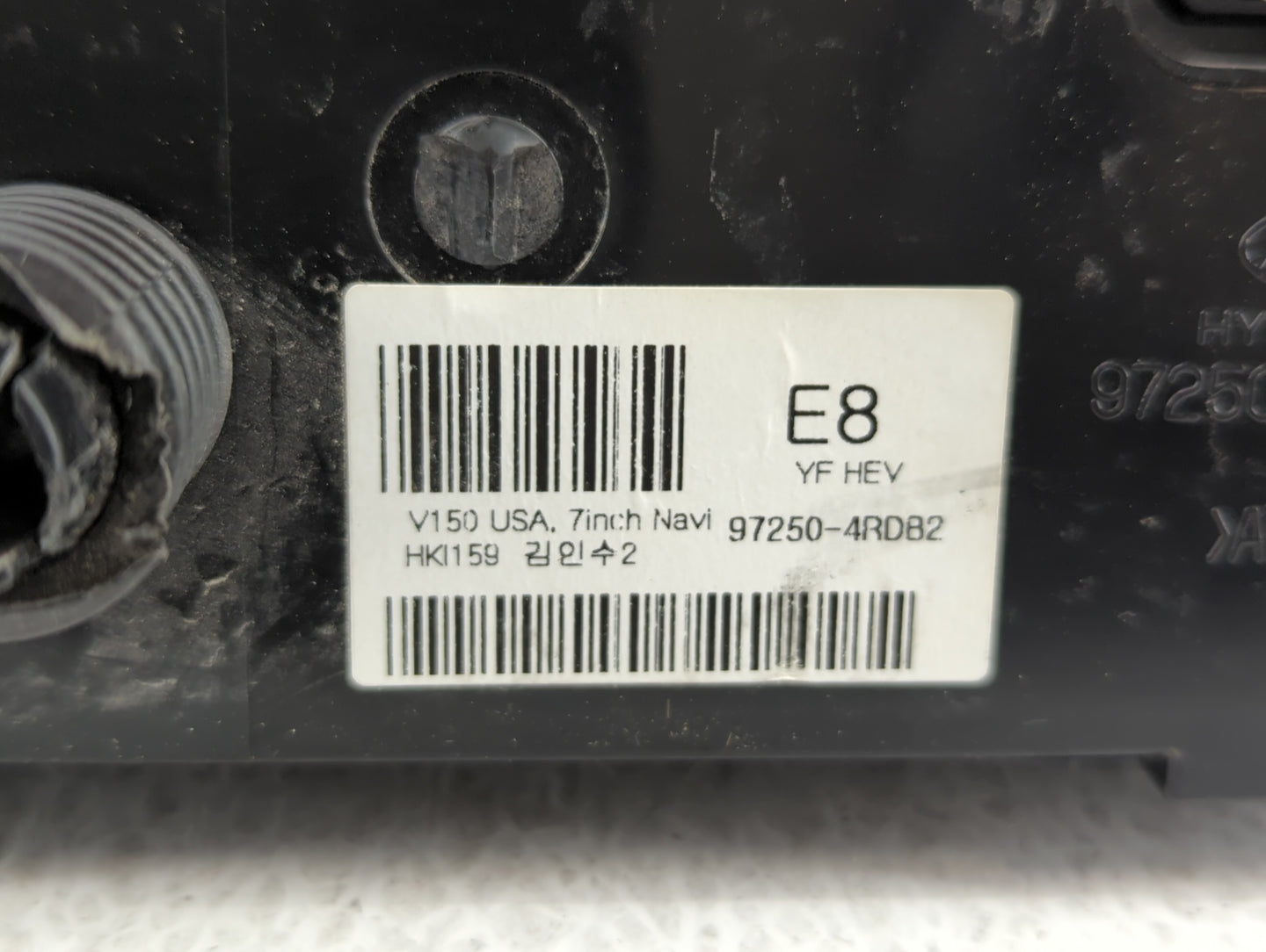 2012 Hyundai Sonata Climate Control Module Temperature AC/Heater Replacement P/N:97250-4RDB2 Fits OEM Used Auto Parts - Oemu