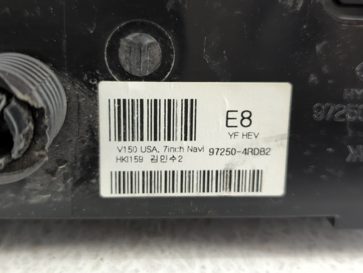 2012 Hyundai Sonata Climate Control Module Temperature AC/Heater Replacement P/N:97250-4RDB2 Fits OEM Used Auto Parts - Oemu