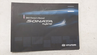 compare product 2012 Hyundai Sonata Owners Manual Book Guide OEM Used Auto Parts