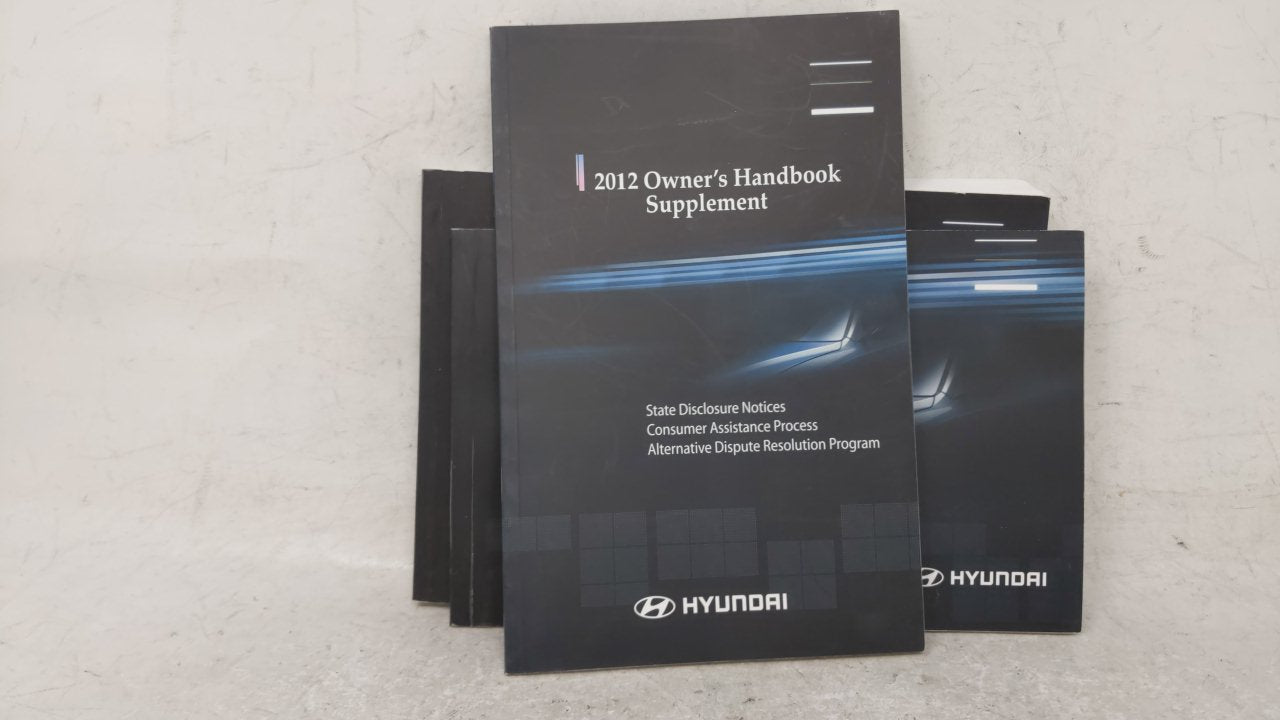 2012 Hyundai Sonata Owners Manual Book Guide OEM Used Auto Parts - Oemusedautoparts1.com