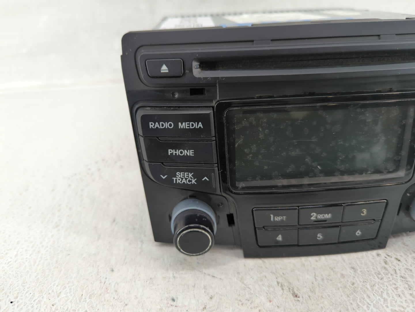 2012-2015 Hyundai Sonata Radio AM FM Cd Player Receiver Replacement P/N:96180-3Q600 Fits Fits 2012 2013 2014 2015 OEM Used A