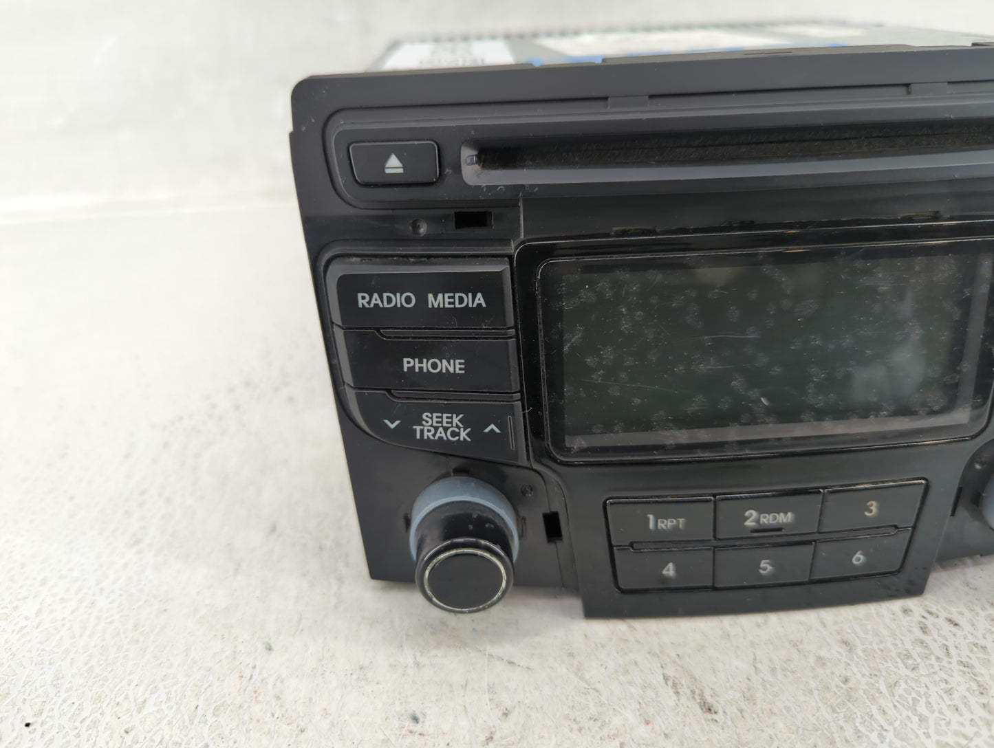 2012-2015 Hyundai Sonata Radio AM FM Cd Player Receiver Replacement P/N:96180-3Q600 Fits Fits 2012 2013 2014 2015 OEM Used A