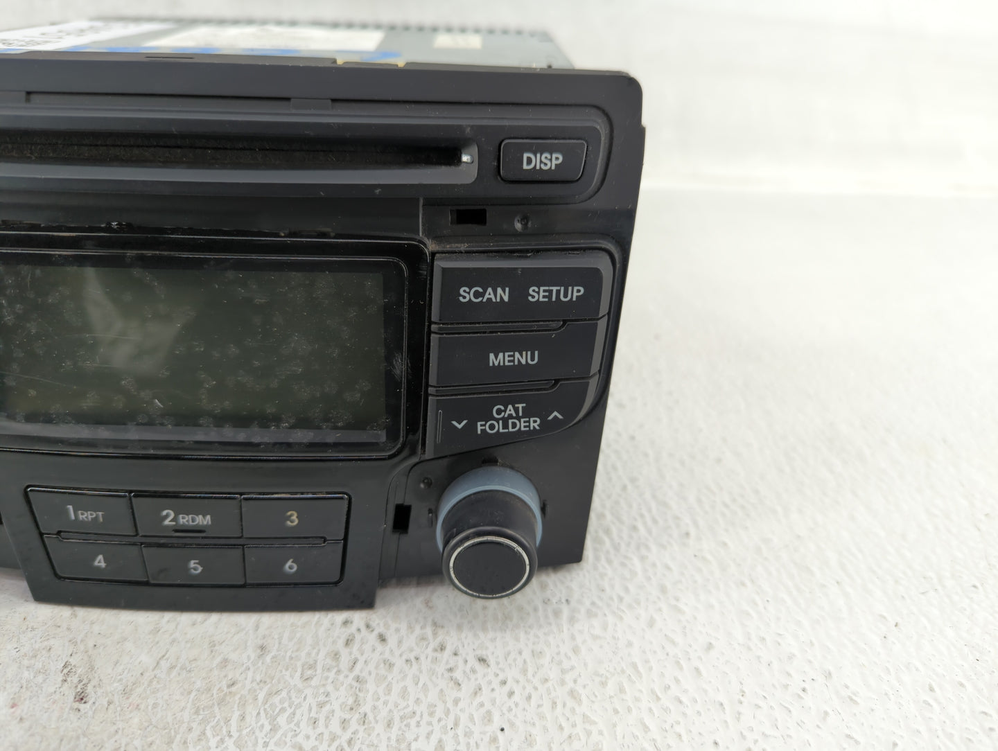 2012-2015 Hyundai Sonata Radio AM FM Cd Player Receiver Replacement P/N:96180-3Q600 Fits Fits 2012 2013 2014 2015 OEM Used A