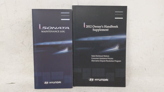 2012 Hyundai Sonata Owners Manual Book Guide OEM Used Auto Parts
