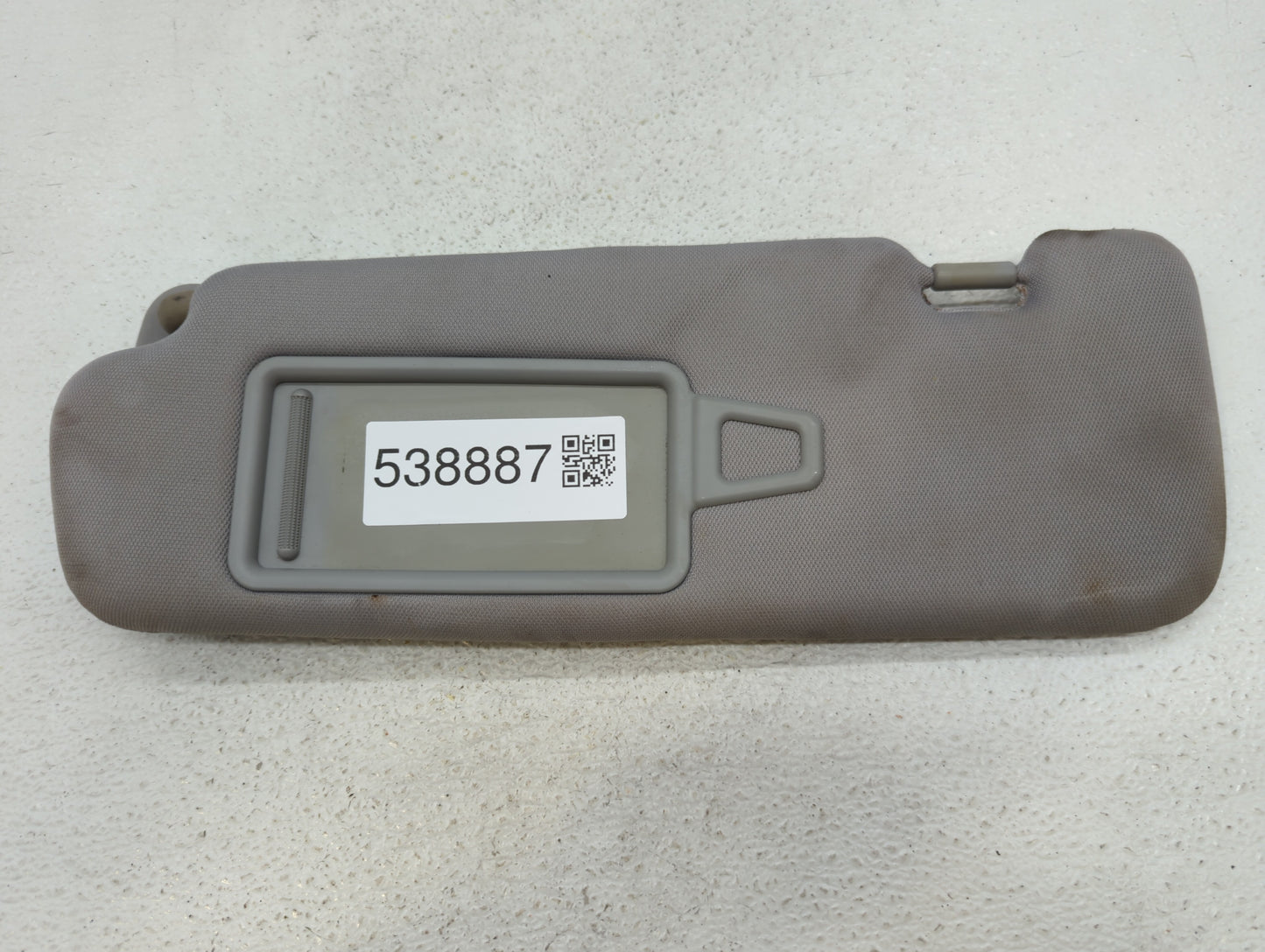 2012-2014 Hyundai Sonata Sun Visor Shade Replacement Passenger Right Mirror Fits Fits 2012 2013 2014 OEM Used Auto Parts - O